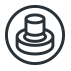 Icon Werkzeugbau schwarz