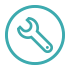 Icon Service und Wartung türkis