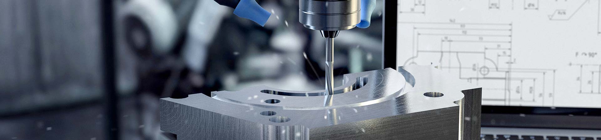 Maschine stellt CAD Lösungen her